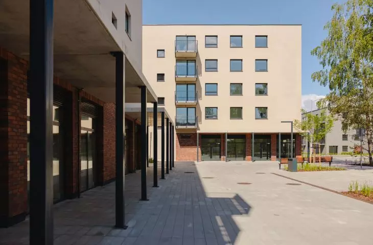 Osiedle mieszkań na wynajem przy ulicy Korczaka w Katowicach