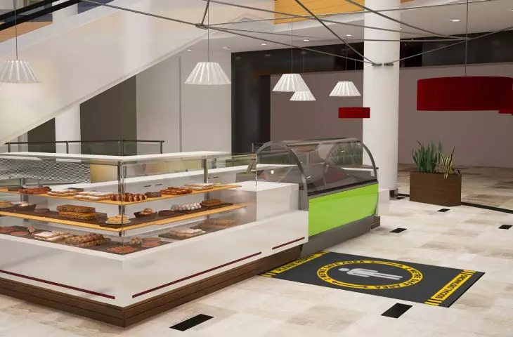 Miliken mat visualization at the point of sale - 