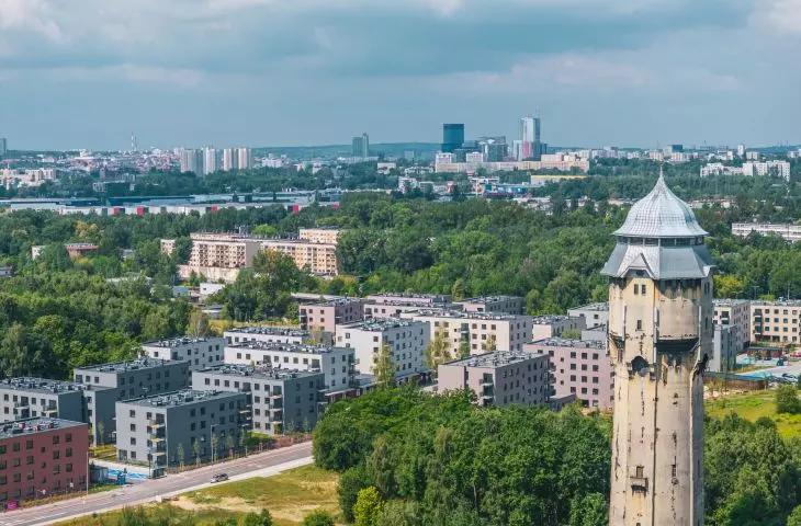 Osiedle mieszkań na wynajem przy ulicy Korczaka w Katowicach