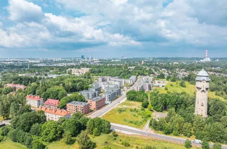 Osiedle mieszkań na wynajem przy ulicy Korczaka w Katowicach