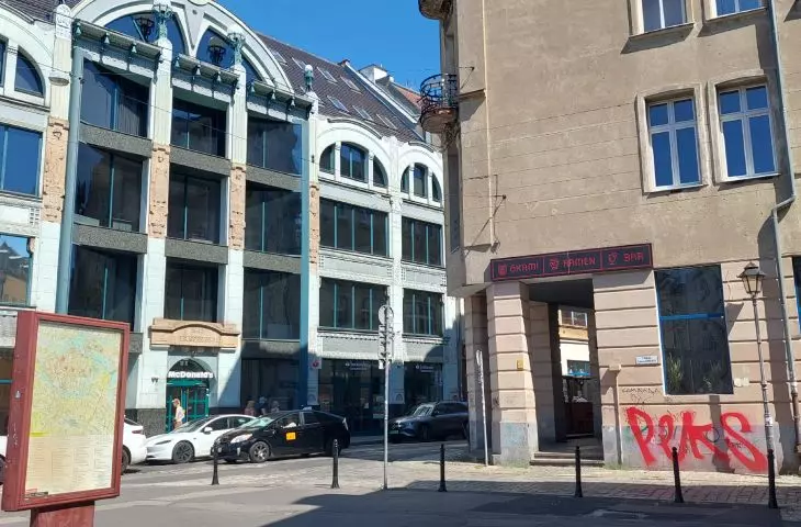 skrzyżowanie ulic Ruskiej i Psie Budy, stan istniejący