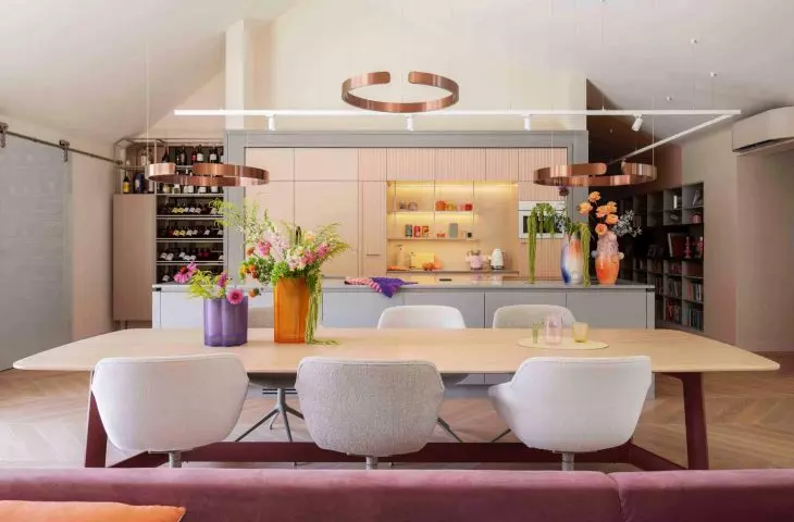 Interior of a house in Warsaw's Zawady district