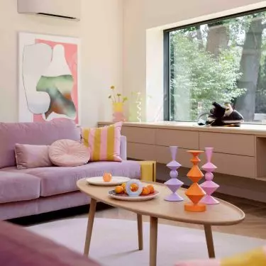 Interior of a house in Warsaw's Zawady district