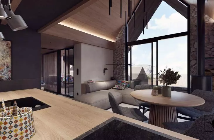 Project of a recreational house A_47 in Sromowce Wyżne on Lake Czorsztyńskie