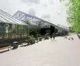 palm house in Poznan's Wilson Park