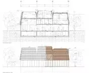 cross-section and facade