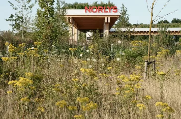 Electric vehicle charging station in Odense
