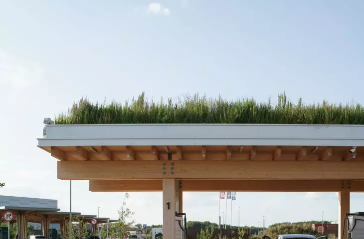 Electric vehicle charging station in Odense
