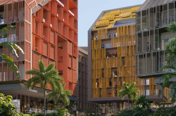 Master plan and new waterfront district in Kota Kinabalu titled Jesselton Docklands in Malaysia