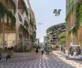 Telosa Shared Street - a shared street for pedestrians and autonomous vehicles