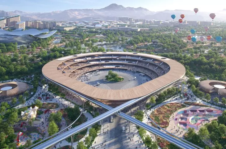 Telosa Mobility Hub - a modern transportation hub