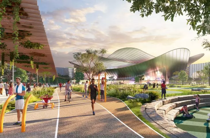 Sports Village in Telos - sports and recreation in the city of the future
