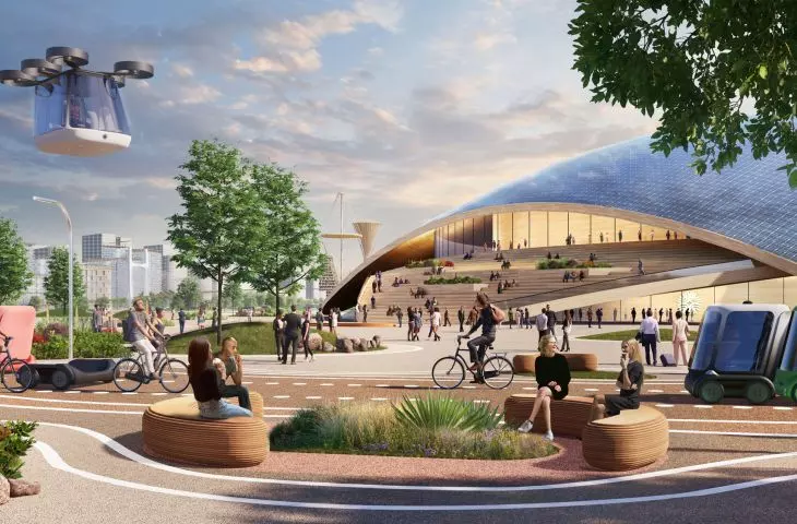 Telosa - a futuristic conference center