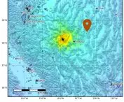 Nevada - location of Telos against the backdrop of the 2020 earthquake