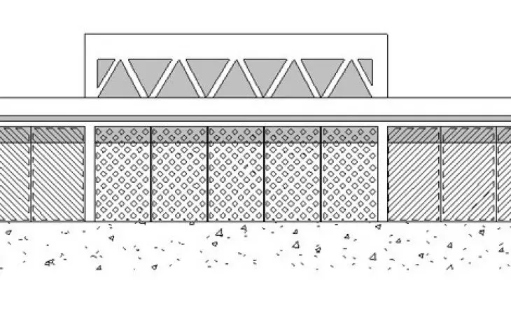 south elevation
