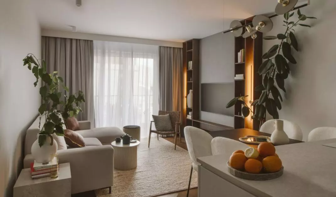 Apartament na Grochowie projektu pracowni Interiorsy