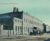 Rzeszów Główny na pocztówce z 1910 roku