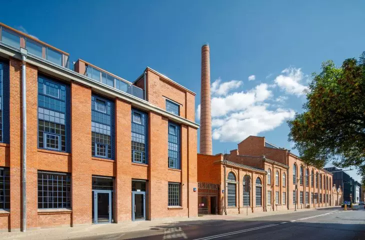 The brewhouse in the Bohema complex - Prague Zone after revitalization