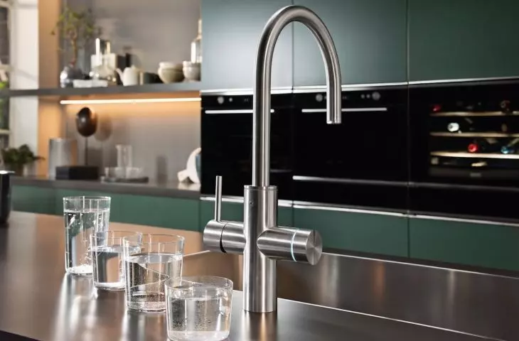 Mythos Water Hub steel filter faucet