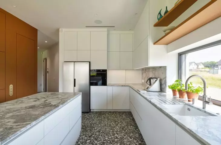 View of the kitchen