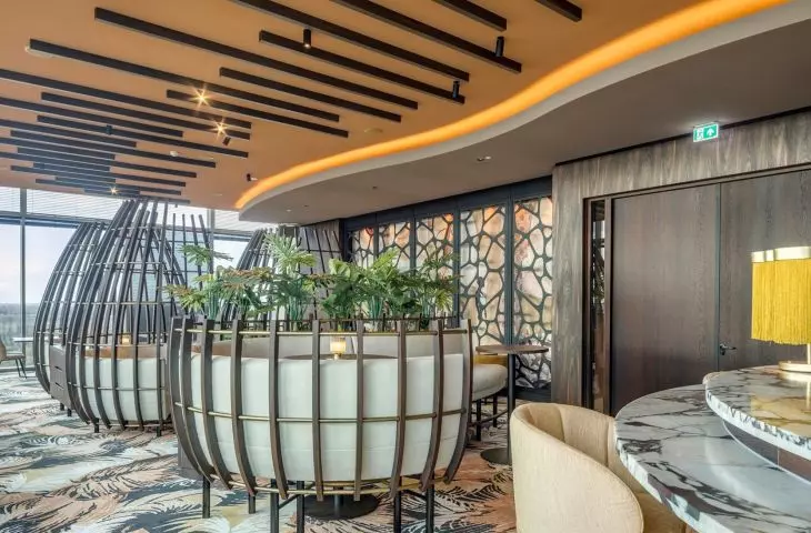 The Eindhoven-Best Hotel may be located in the city, but the design makes it feel like a vacation in the tropics