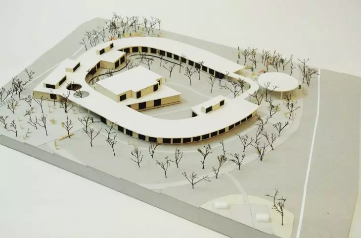 Elementary school in Dilbeek - mockup