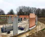 Elementary school in Dilbeek - photos of construction progress
