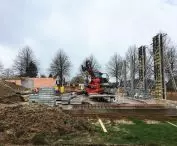 Elementary school in Dilbeek - photos of construction progress