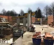 Elementary school in Dilbeek - photos of construction progress