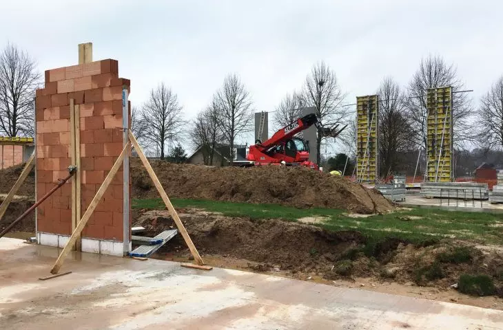 Elementary school in Dilbeek - photos of construction progress