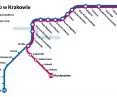 Schemat trasy metra