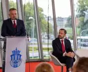 During the press conference, the 