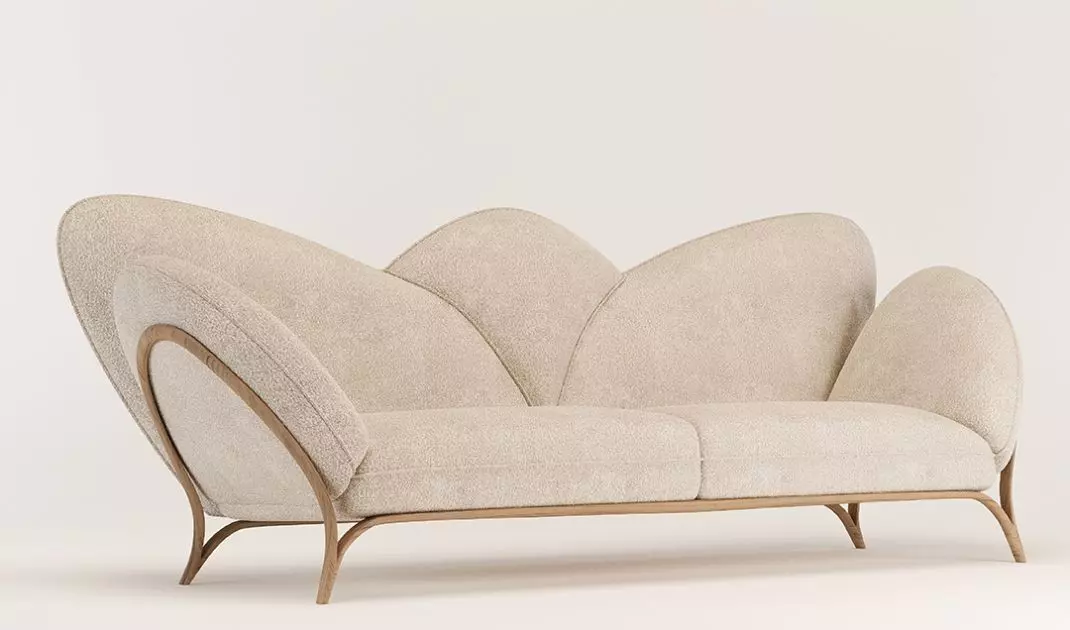 Sofa „Kwiat Lotosu” – projekt Bogusława Barnasia, założyciela BXB studio