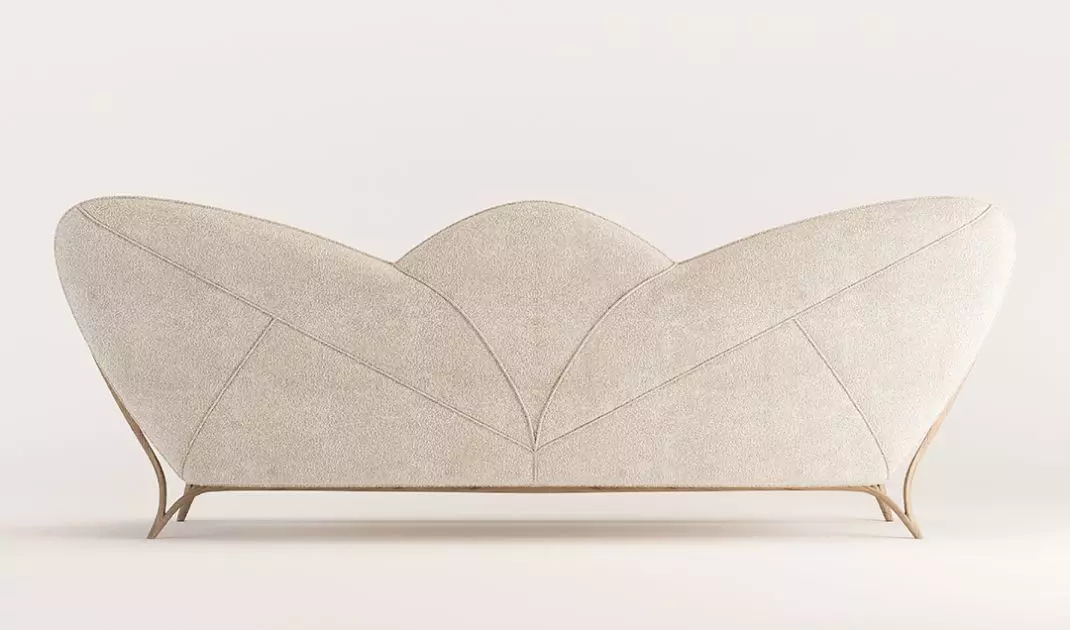 Sofa „Kwiat Lotosu” – projekt Bogusława Barnasia, założyciela BXB studio