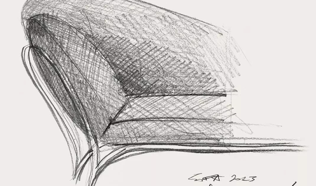 Sofa „Kwiat Lotosu” – projekt Bogusława Barnasia, założyciela BXB studio