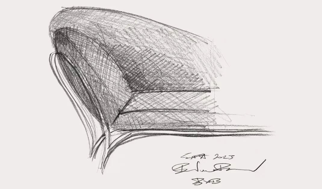 Sofa „Kwiat Lotosu” – projekt Bogusława Barnasia, założyciela BXB studio