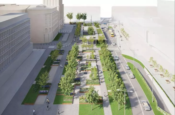 Warsaw Insurgents Square after the metamorphosis
