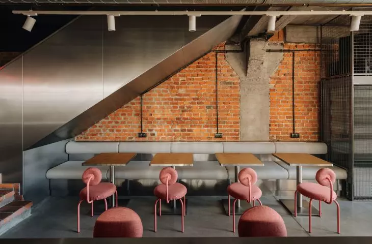 wnętrze restauracji Rosa