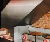 In many places, the architects used stainless steel