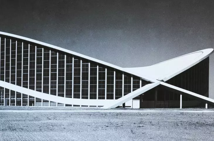 J.S. Dorton Arena (known in Poland as the Paraboleum) in Raleigh, USA, 1952