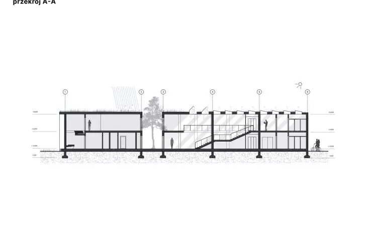 cross-section A-A