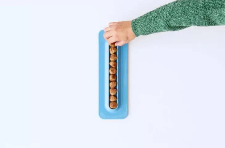 Plate designed specifically for meatballs
