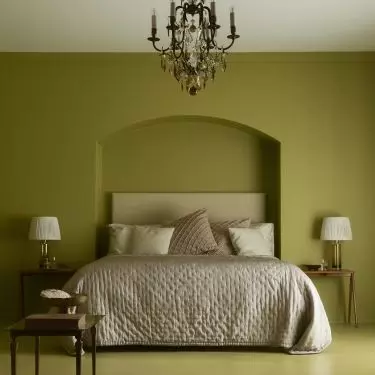 Yellow-green tones symbolize resilience, optimism and flexibility, while multidimensionality allows you to create interiors full of depth and character