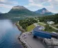 Ånderkleiva fish farming facility in the Norwegian municipality of Ibestad