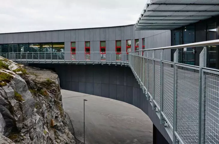 Ånderkleiva fish farming facility in the Norwegian municipality of Ibestad