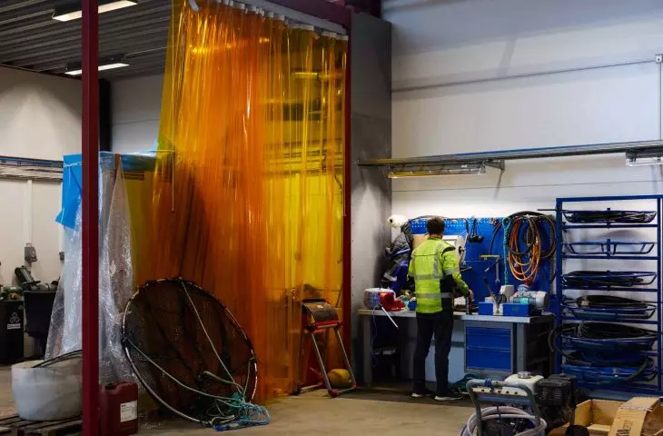 Ånderkleiva fish farming facility in the Norwegian municipality of Ibestad