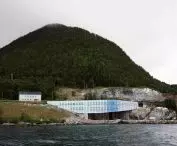 Ånderkleiva fish farming facility in the Norwegian municipality of Ibestad