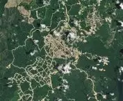 Nusantara in February 2024.The images were taken by OLI on the Landsat 8 satellite.