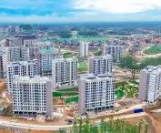 Residential blocks for government employees in Nusantara, Indonesia