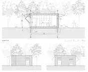section, elevations